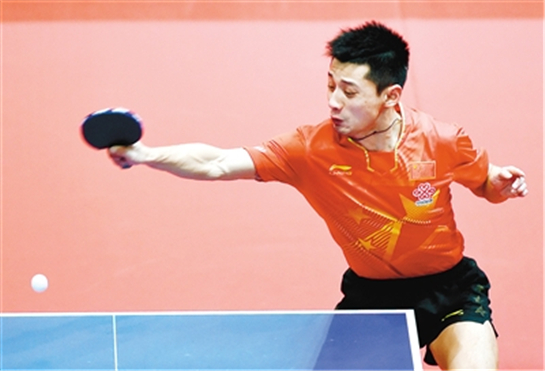 日本队鏖战德国队，张继科高光表现